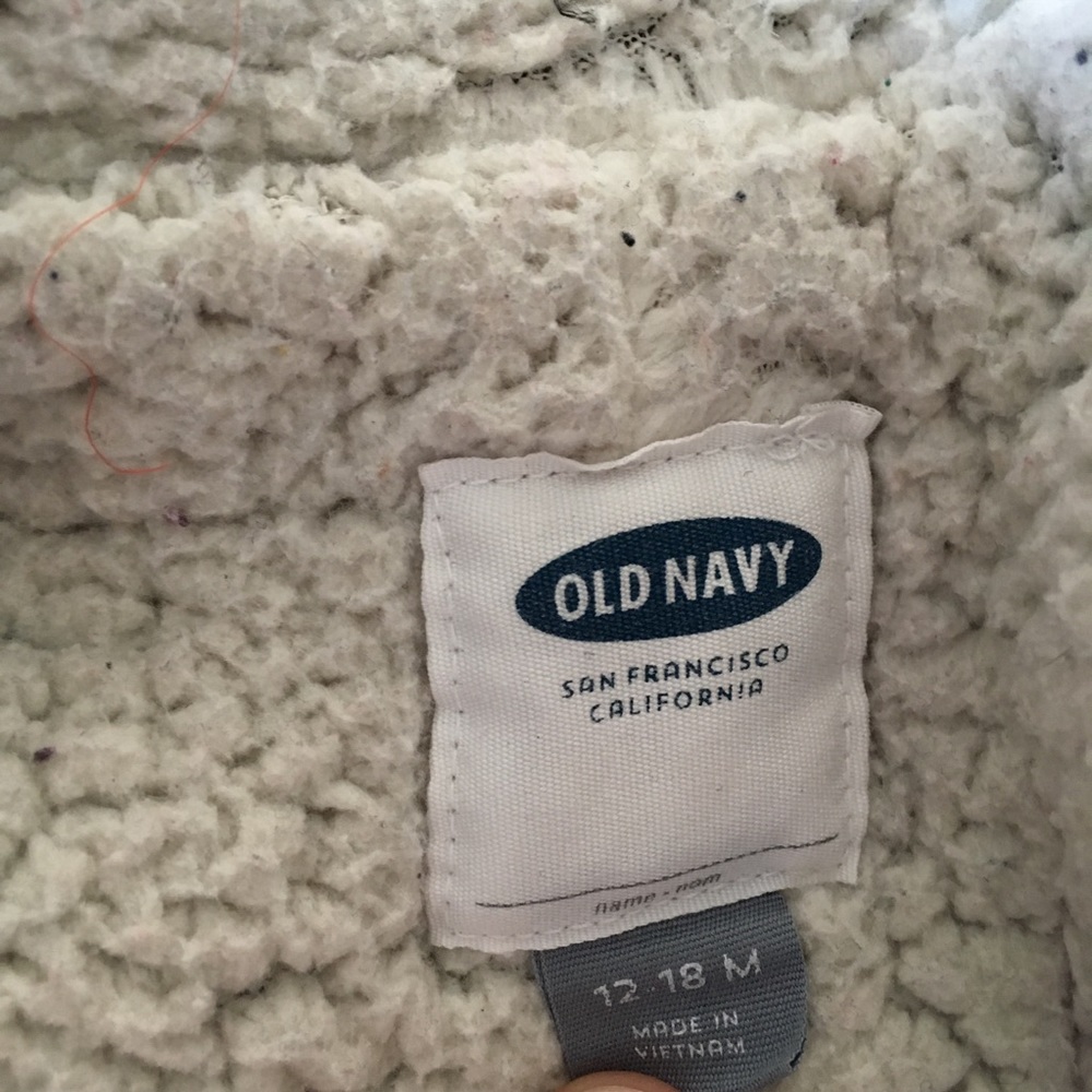 12-18 mo Old Navy Gray Pea Coat - Picture 5 of 6
