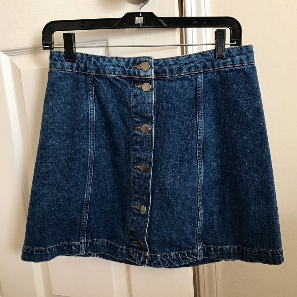 Topshop Jean Skirt