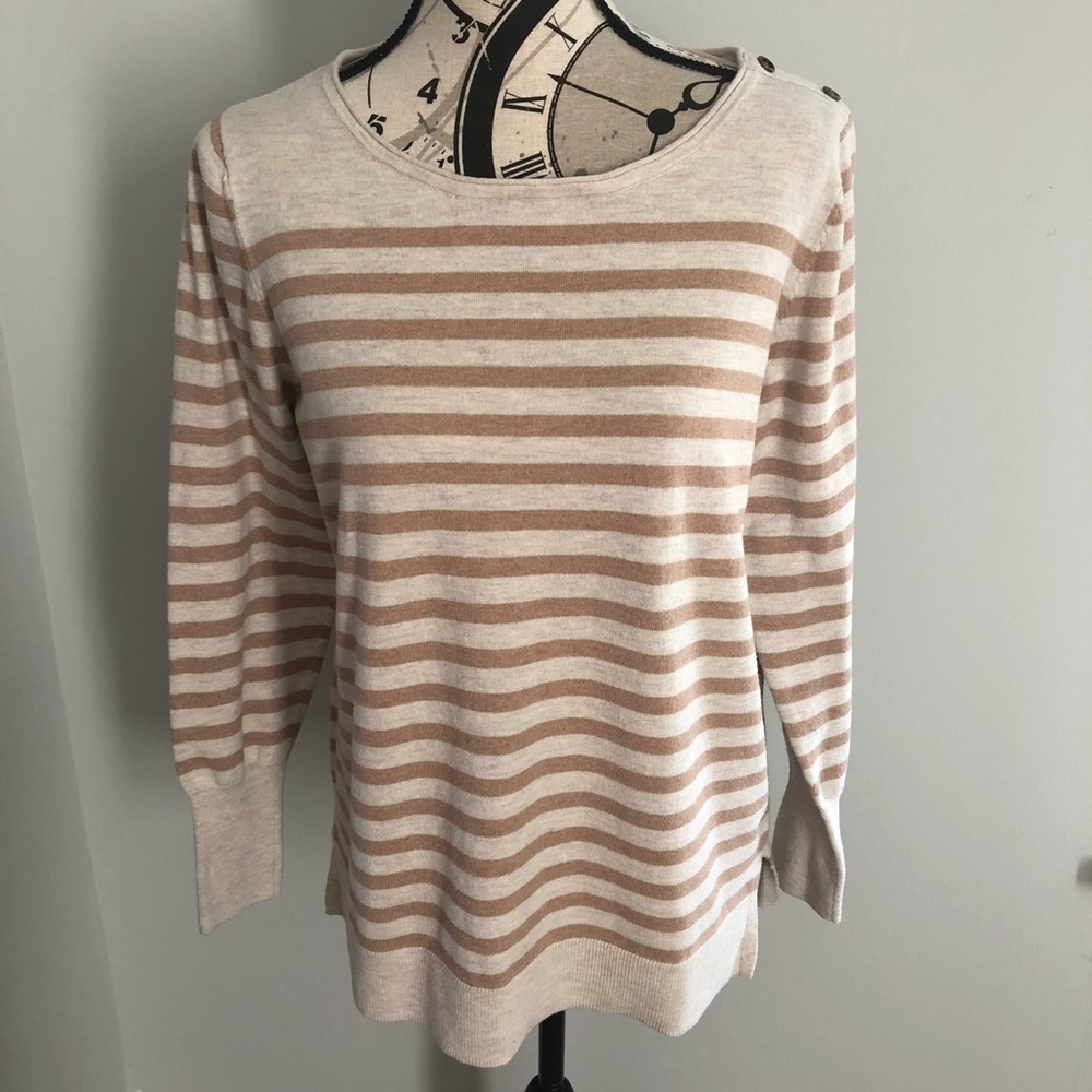 Women’s ANA A New Approach Stripe Sweater Size XL