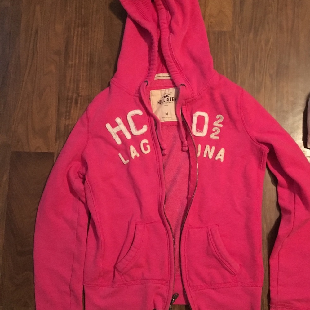 Pink Hollister Jacket