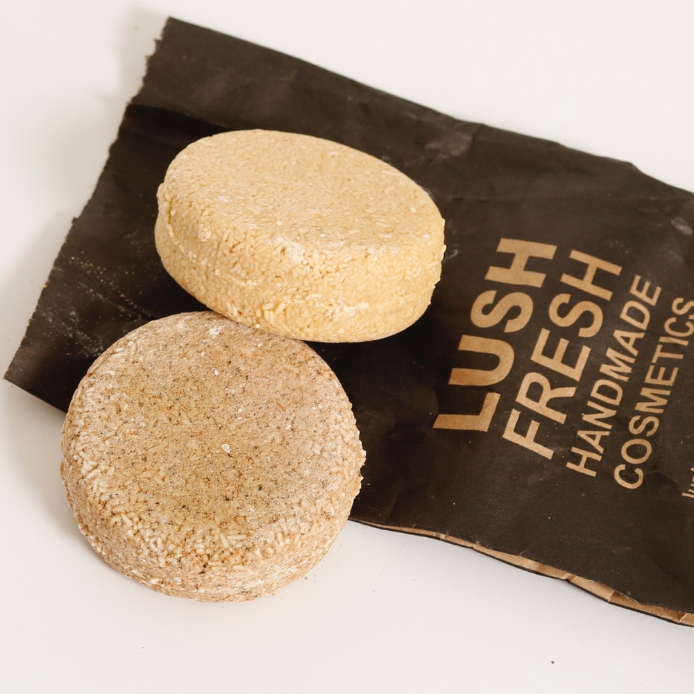 Two Lush Shampoo Bars