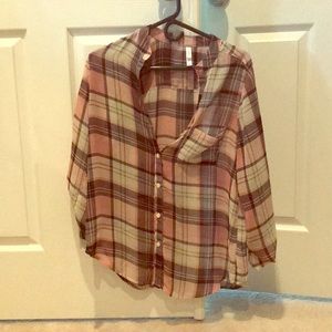 Plaid top