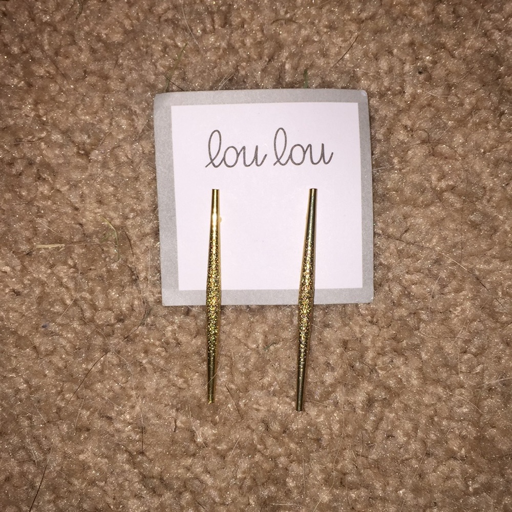 Gold Lou Lou earrings