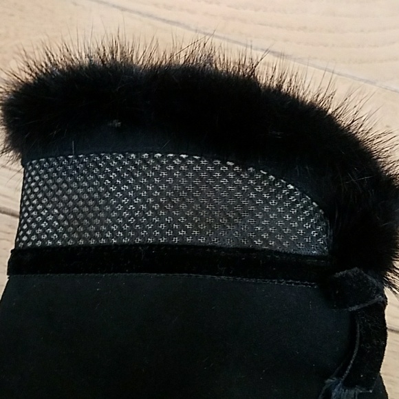 Beautiful custom made black suede booties - Picture 8 of 8