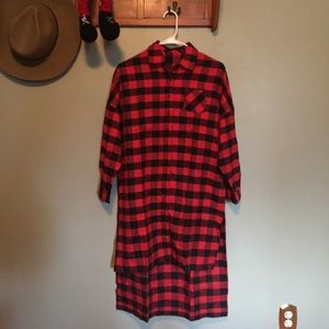 long buffalo plaid.