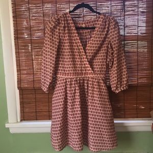 Willow & Clay Patterned Long Sleeve Dress