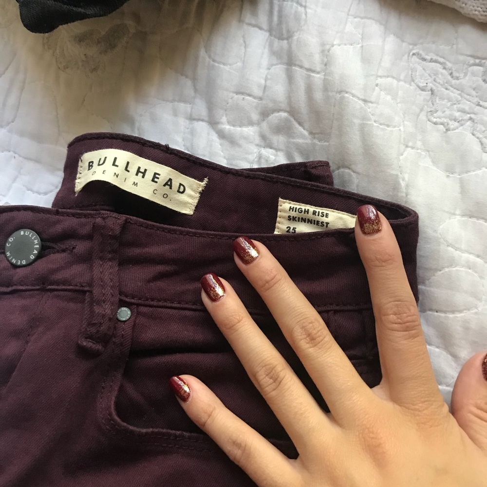 New bullhead high rise skinny jeans
