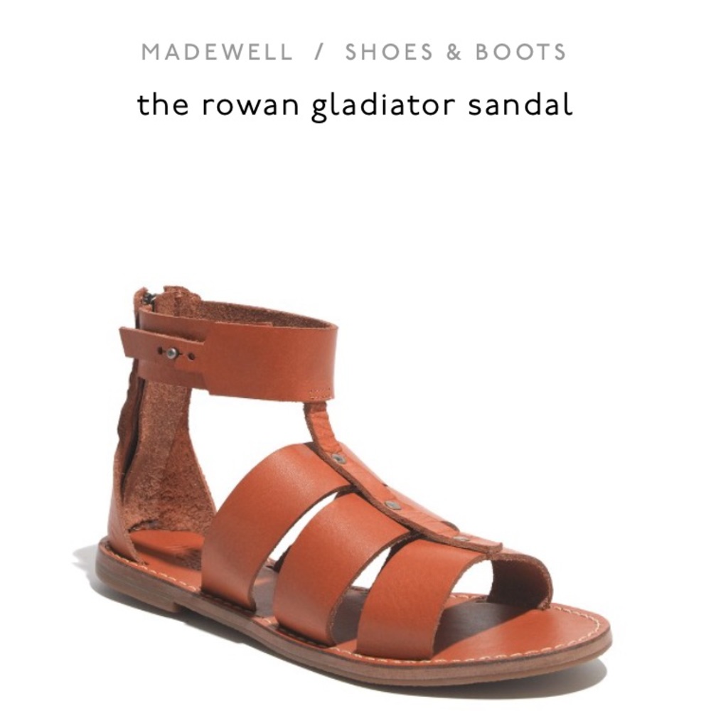NWT Madewell Rowan Gladiator Sandal