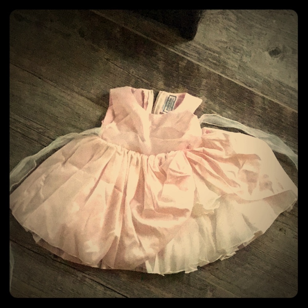Baby pink gown