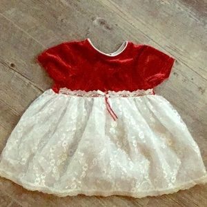 Gently worn baby holiday dress