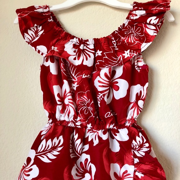 🔥SALE🔥Red Hawaiian Dress - Picture 3 of 5
