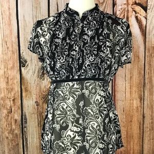 Emma James Petite Womens Blouse Size Petite 12