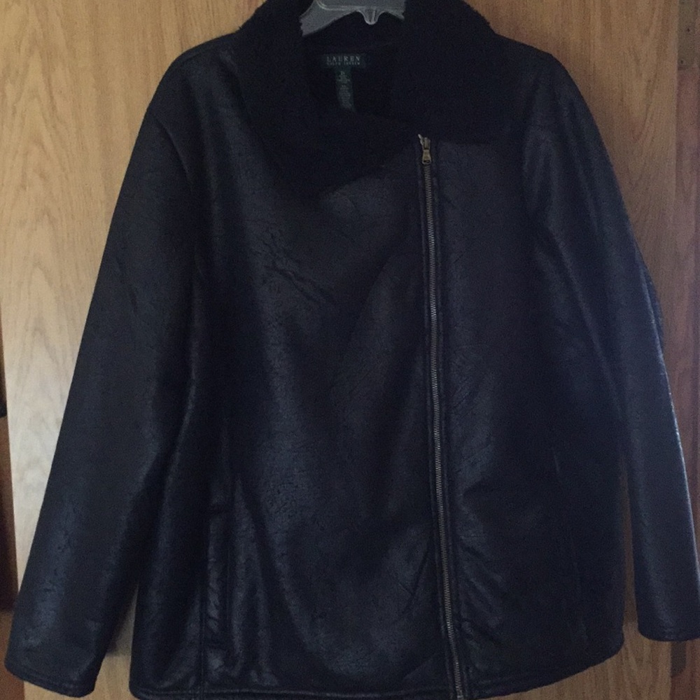Black Ralph Lauren 2X coat