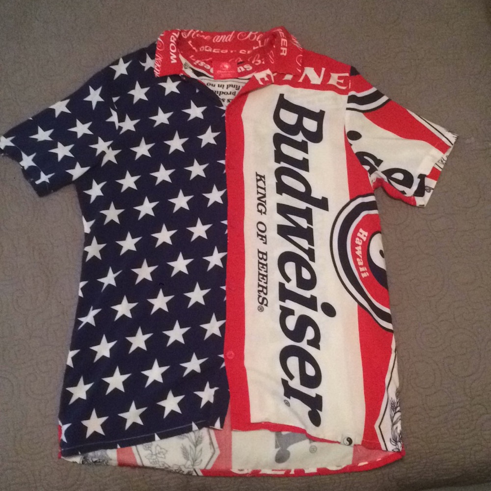 Budweiser Button up shirt
