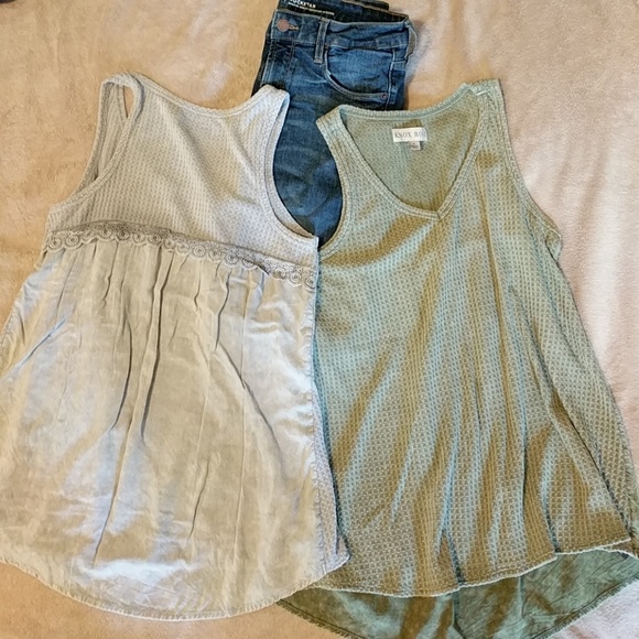 Knox Rose Tops - Bundle of hi lo tank tops