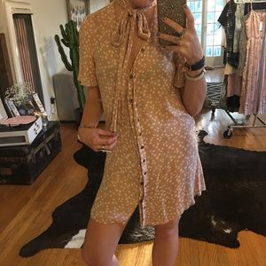Lenni The Label Pink Dress w/ Stars - xs