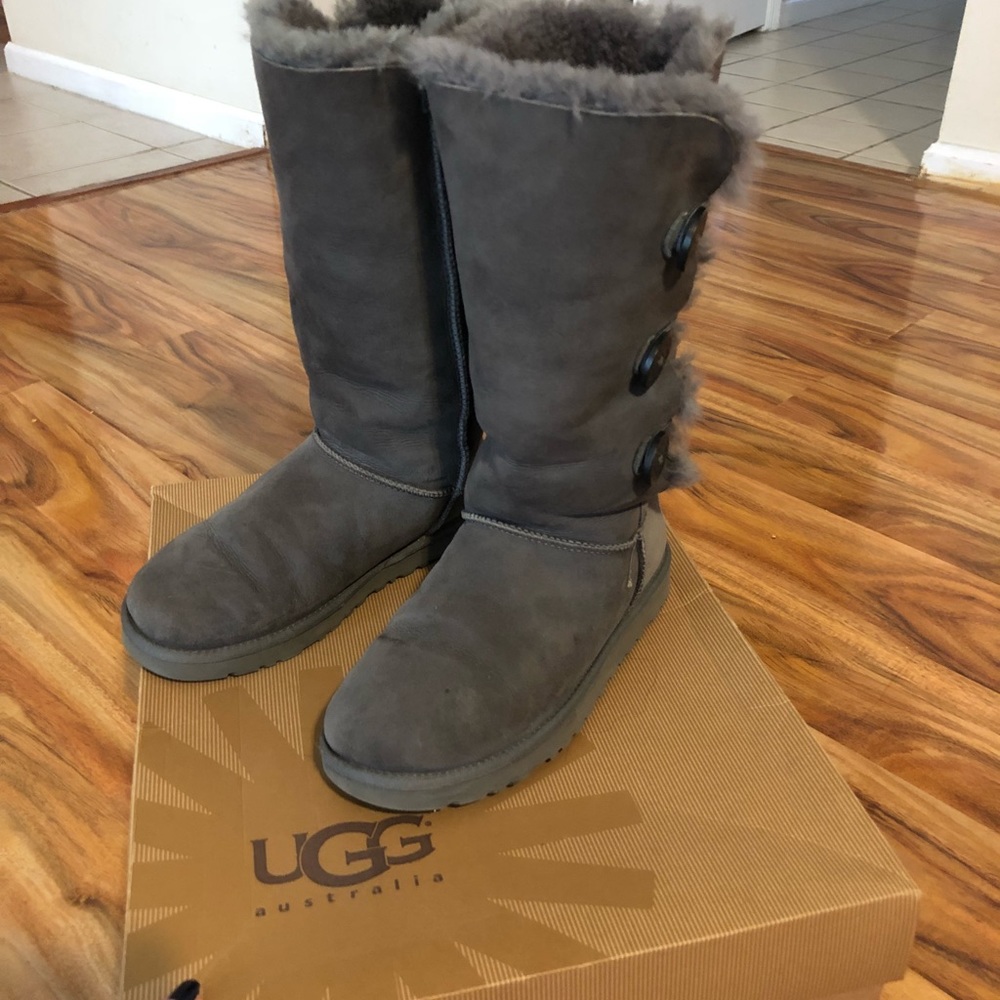 Ugg Bailey Button Triplet (Grey)