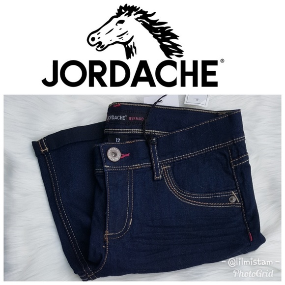 {2 for $10}Girls Jordache Denim Bermuda Shorts - Picture 1 of 8
