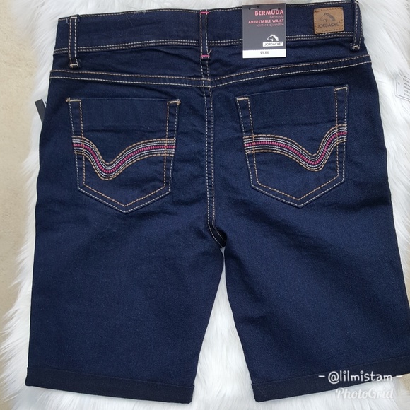 {2 for $10}Girls Jordache Denim Bermuda Shorts - Picture 3 of 8