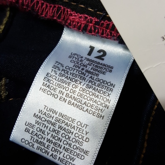 {2 for $10}Girls Jordache Denim Bermuda Shorts - Picture 8 of 8