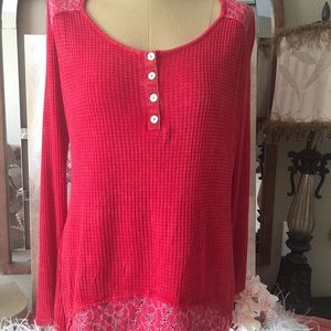 Live and Let Live ref thermal shirt size M New!!