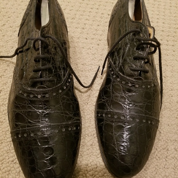 Ralph Lauren polo alligator croc dress shoes main image 7