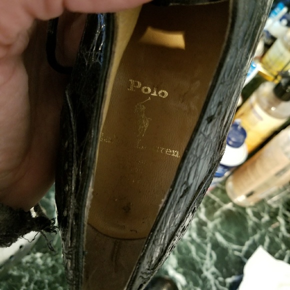 Ralph Lauren polo alligator croc dress shoes main image 5