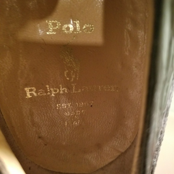 Ralph Lauren polo alligator croc dress shoes