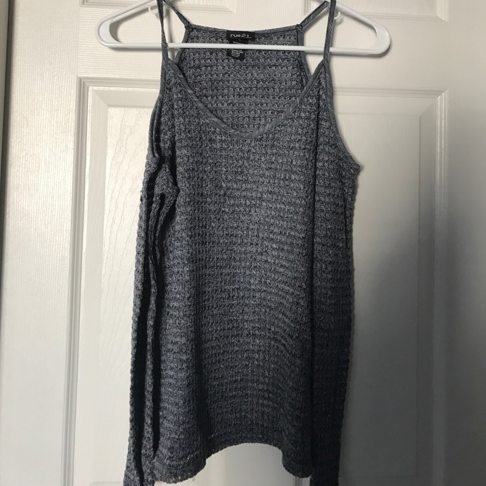 Cold Shoulder Sweater