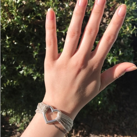 Tiffany & CO Multi strand Mesh silver bracelet - Picture 4 of 4