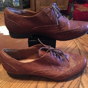 Clark’s Indigo Leather oxfords