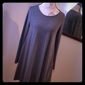 Zenana Long Sleeve Swing Tunic with Pockets