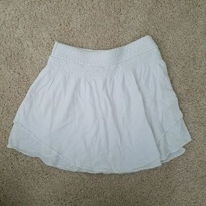 American Eagle White mini Skirt