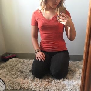 Reddish/orangey T-shirt