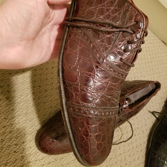 Find Ralph Lauren polo alligator croc shoes main image 4