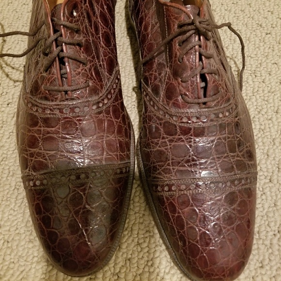 Find Ralph Lauren polo alligator croc shoes