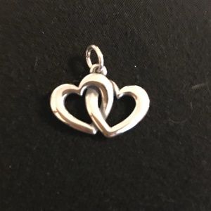 James Avery Linked Hearts charm