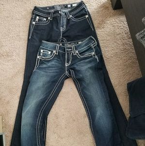 Like New Miss Me jeans sizes 26,27