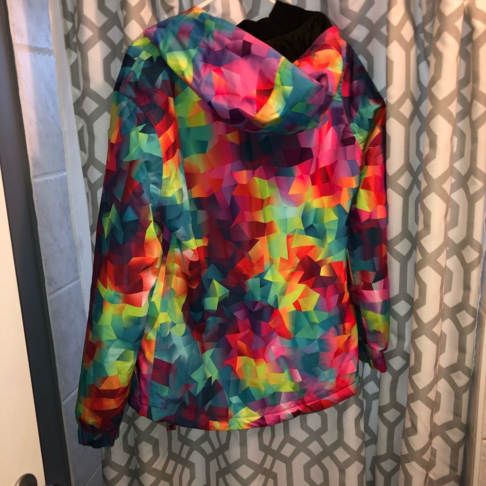 Rainbow Kaleidoscope Ski Jacket