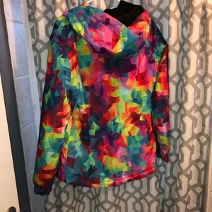 Rainbow Kaleidoscope Ski Jacket