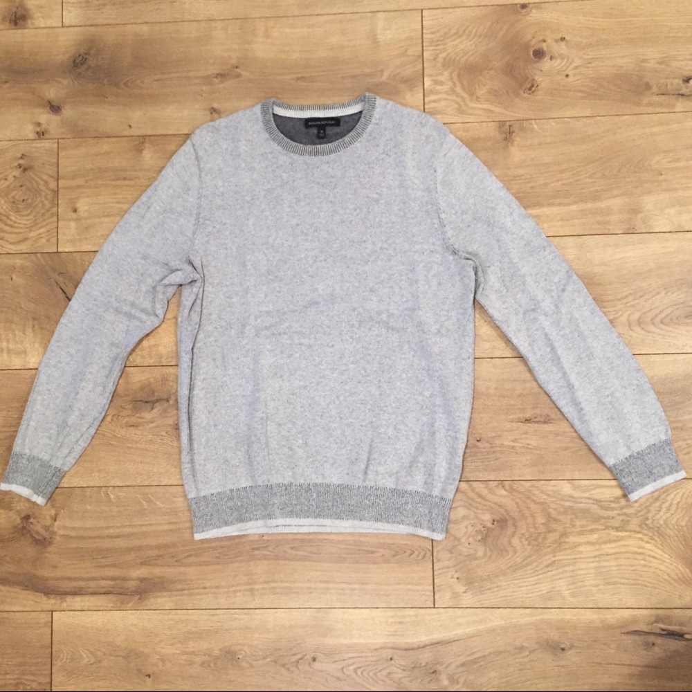 Men’s Banana Republic Grey Knit Sweater