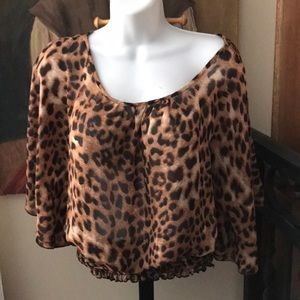Vivace top shear leopard print med