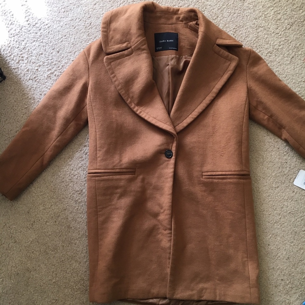 Zara oversized basic coat