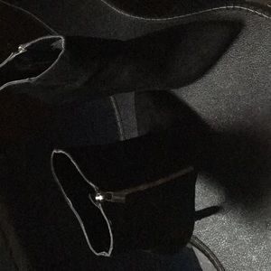 Jlo boots 7.5 leather and suede