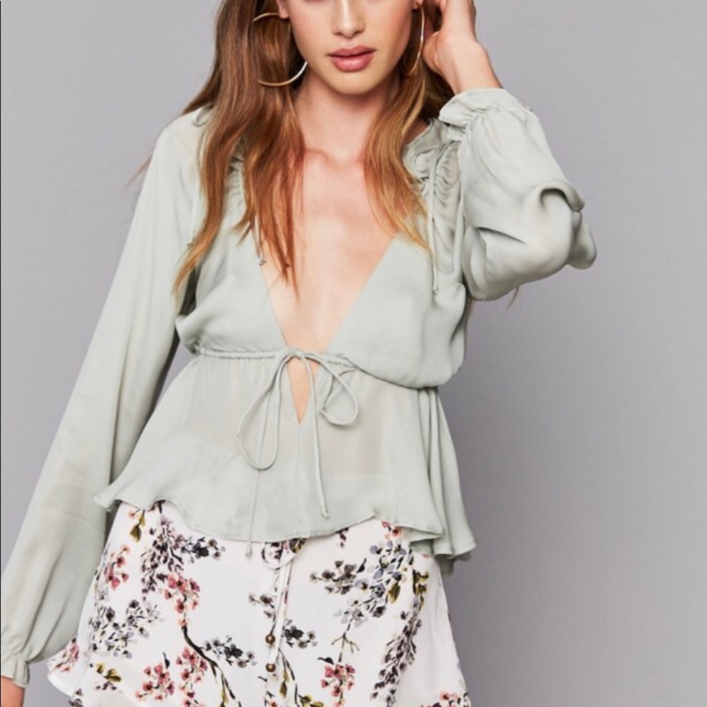 Stone cold fox chaos blouse NWT