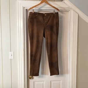 Chico’s faux leather leggings