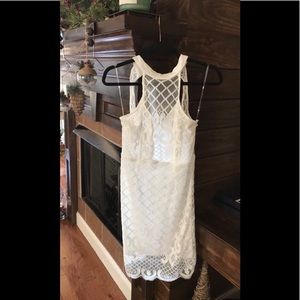 White lace dress. Size M. $20. NWOT