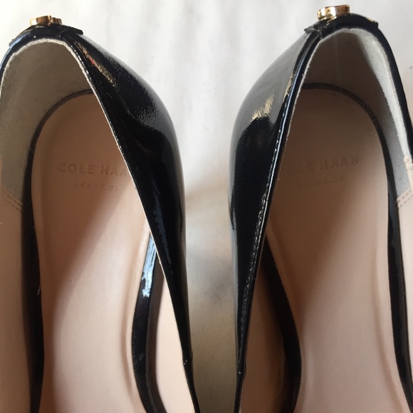 Cole Haan Grand OS Black Patent Leather Pumps - Picture 5 of 8