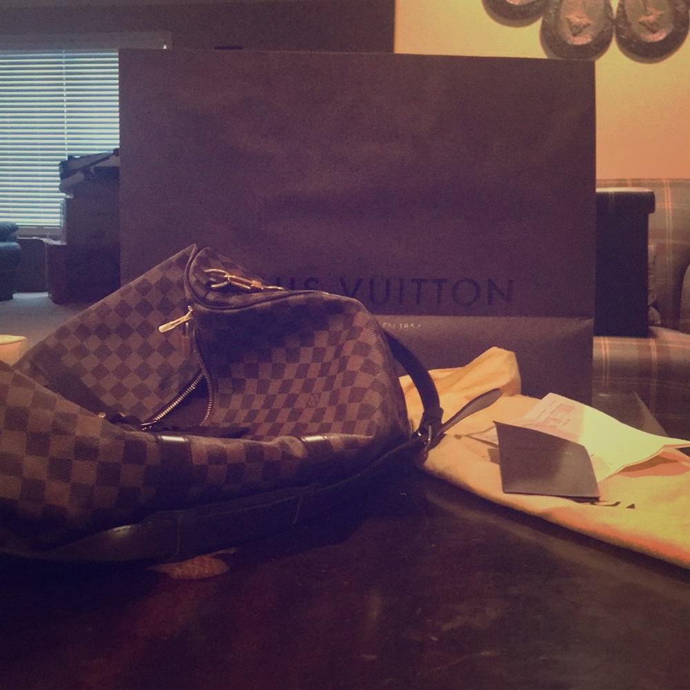 Louis Vuitton duffle bag