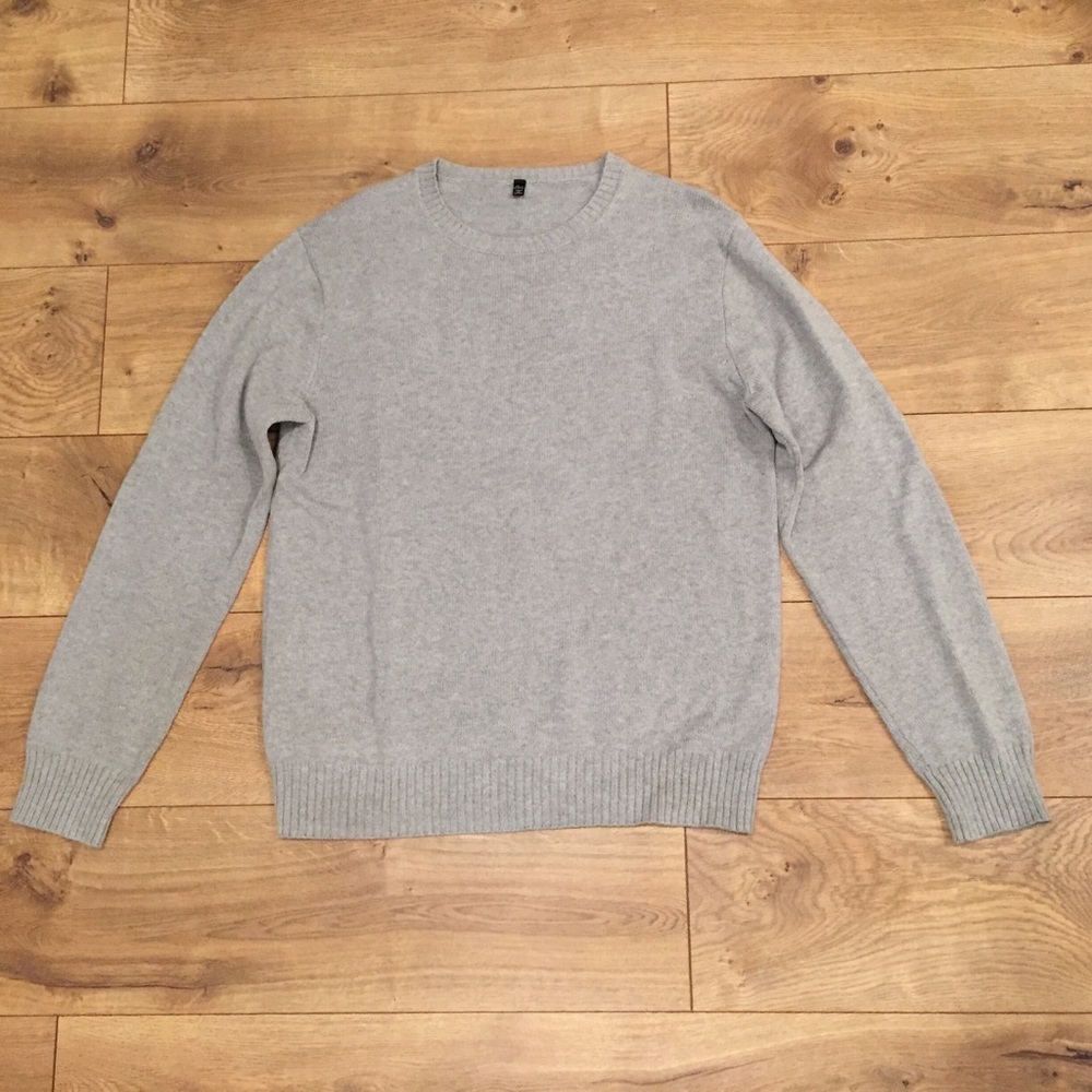 Men’s MUJI Soft Grey Knit Sweater